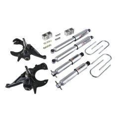 BELLTECH LOWERING KITS 1982-2004 Chevrolet S10/S15 Pickup 4&6 cyl. (Ext Cab) 2" F/2" R drop W/ Street Performance Shocks