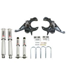 BELLTECH LOWERING KITS 1982-2004 Chevrolet S10/S15 Pickup 4&6 cyl. (Std Cab) 83-97 Chevrolet Blazer/Jimmy 4&6 cyl. 2" F/3" R drop W/ Street Performance Shocks