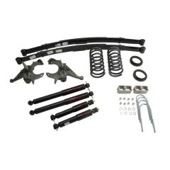 BELLTECH LOWERING KITS 1982-2004 Chevrolet S10/S15 Pickup 4&6 cyl. (Ext Cab) 4" or 5" F/5" R drop W/ Nitro Drop II Shocks