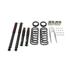 BELLTECH LOWERING KITS 1994-2004 Chevrolet S10/S15 Pickup 6 cyl. (Ext Cab) 2" or 3" F/3" R drop W/ Nitro Drop II Shocks