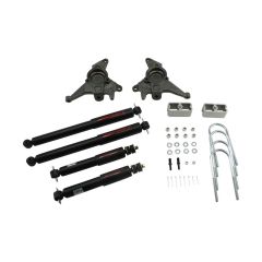 BELLTECH LOWERING KITS  1998-2003 Chevrolet Blazer/Jimmy 6 cyl. (incl Extreme) 2" F/2" R drop W/ Nitro Drop II Shocks
