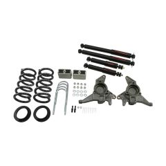 BELLTECH LOWERING KITS  1998-2003 Chevrolet Blazer/Jimmy 6 cyl. (except Extreme) 4" or 5" F/3" R drop W/ Nitro Drop II Shocks