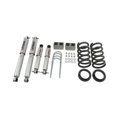 BELLTECH LOWERING KITS  1998-2003 Chevrolet Blazer/Jimmy 6 cyl. (except Extreme) 2" or 3" F/3" R drop W/ Street Performance Shocks
