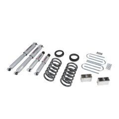BELLTECH LOWERING KITS 1982-2004 Chevrolet S10/S15 Pickup 4&6 cyl. (Std Cab) 83-97 Chevrolet Blazer/Jimmy 4&6 cyl. 2" or 3" F/3" R drop W/ Street Performance Shocks