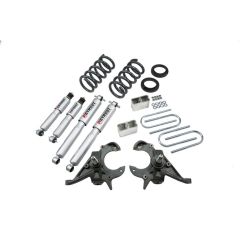 BELLTECH LOWERING KITS 1995-1997 Chevrolet Blazer/Jimmy 6 cyl. 3" F/3" R W/ Street Performance Shocks