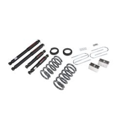 BELLTECH LOWERING KITS 1994-2004 Chevrolet S10/S15 Pickup 6 cyl. (Std Cab) 95-97 Chevrolet Blazer/Jimmy 6 cyl. 2" or 3" F/3" R drop W/ Nitro Drop II Shocks