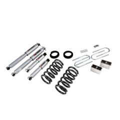 BELLTECH LOWERING KITS 1994-2004 Chevrolet S10/S15 Pickup 6 cyl. (Std Cab) 95-97 Chevrolet Blazer/Jimmy 6 cyl. 2" or 3" F/3" R drop W/ Street Performance Shocks