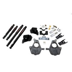 BELLTECH LOWERING KITS 1999-2006 Chevrolet Silverado/Sierra (Ext Cab) 2" F/3" R drop W/ Nitro Drop II Shocks