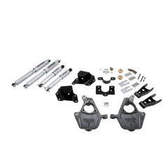 BELLTECH LOWERING KITS 1999-2000 Chevrolet Silverado/Sierra (Ext Cab) 2" F/4" R drop W/ Street Performance Shocks