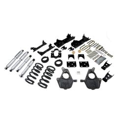 BELLTECH LOWERING KITS 2001-2006 Chevrolet Silverado/Sierra (Ext Cab) 4" or 5" F/6" or 7" R drop W/ Street Performance Shocks