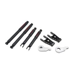 BELLTECH LOWERING KITS 2003-2007 Chevrolet Silverado SS (2WD/4WD) 01-04 GMC Sierra Denali 2" F/2" R drop W/ Nitro Drop II Shocks