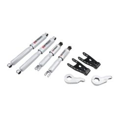 BELLTECH LOWERING KITS 2003-2007 Chevrolet Silverado SS (2WD/4WD) 01-04 GMC Sierra Denali 2" F/2" R drop W/ Street Performance Shocks
