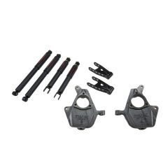 BELLTECH LOWERING KITS 2003-2007 Chevrolet Silverado SS (2WD/4WD) 01-04 GMC Sierra Denali 2" F/2" R drop W/ Nitro Drop II Shocks