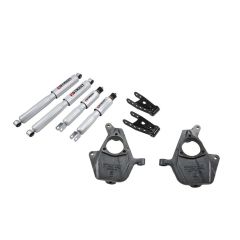 BELLTECH LOWERING KITS 2003-2007 Chevrolet Silverado SS (2WD/4WD) 01-04 GMC Sierra Denali 2" F/2" R drop W/ Street Performance Shocks
