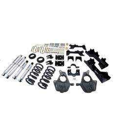 BELLTECH LOWERING KITS  1999-2000 Chevrolet Silverado/Sierra (Ext Cab) 4" or 5" F/6" R drop W/ Street Performance Shocks
