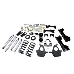 BELLTECH LOWERING KITS 1999-2000 Chevrolet Silverado/Sierra (Ext Cab) 4" or 5" F/6" or 7" R drop W/ Street Performance Shocks