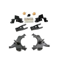BELLTECH LOWERING KITS 1992-1998 Chevrolet Silverado/Sierra C1500 (Std Cab, ext 454 SS) 2" F/4" R drop W/O Shocks