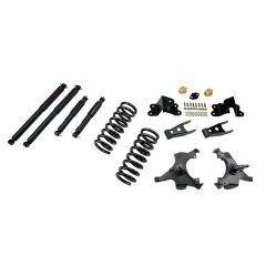 BELLTECH LOWERING KITS 1992-1998 Chevrolet Silverado/Sierra C1500 (Std Cab, ext 454 SS) 3" F/4" R drop W/ Nitro Drop II Shocks