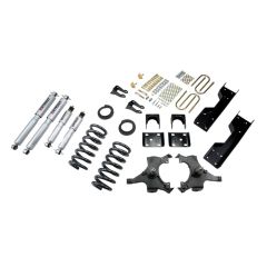 BELLTECH LOWERING KITS 1992-1998 Chevrolet Silverado/Sierra C1500 (Std Cab, ext 454 SS) 4" or 5" F/6" R drop W/ Street Performance Shocks