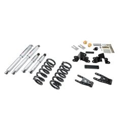 BELLTECH LOWERING KITS  1988-1998 Chevrolet Silverado/Sierra C1500 (Ext Cab) 2" or 3" F/4" R drop W/ Street Performance Shocks