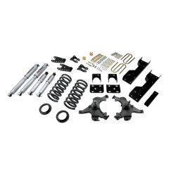 BELLTECH LOWERING KITS  1988-1998 Chevrolet Silverado/Sierra C1500 (Ext Cab) 4" or 5" F/6" or 7" R drop W/ Street Performance Shocks