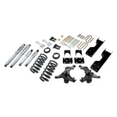 BELLTECH LOWERING KITS 1988-1991 Chevrolet Silverado/Sierra C1500 (Std Cab, ext 454 SS) 4" or 5" F/6" R drop W/ Street Performance Shocks