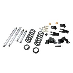 BELLTECH LOWERING KITS  1990-1994 Chevrolet Silverado/Sierra C1500 (454 SS Only) 88-98 Chevrolet Silverado/Sierra C2500 (All ext 8 Lug) 2" or 3" F/4" R drop W/ Street Performance Shocks