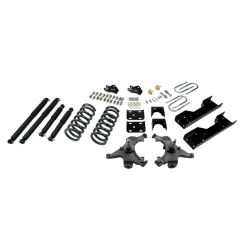 BELLTECH LOWERING KITS  1990-1994 Chevrolet Silverado/Sierra C1500 (454 SS Only) 88-98 Chevrolet Silverado/Sierra C2500 (All ext 8 Lug) 4" or 5" F/6" R drop W/ Nitro Drop II Shocks