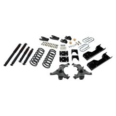 BELLTECH LOWERING KITS  1990-1994 Chevrolet Silverado/Sierra C1500 (454 SS Only) 88-98 Chevrolet Silverado/Sierra C2500 (All ext 8 Lug) 4" or 5" F/6" or 7" R drop W/ Nitro Drop II Shocks