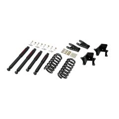 BELLTECH LOWERING KITS 1973-1987 Chevrolet C10 2" F/4" R drop W/ Nitro Drop II Shocks