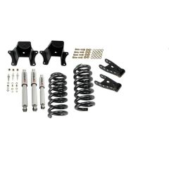 BELLTECH LOWERING KITS 1973-1987 Chevrolet C10 2" F/4" R drop W/ Street Performance Shocks