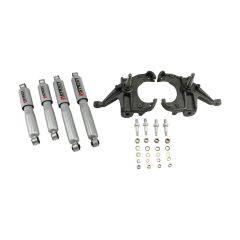 BELLTECH LOWERING KITS 1973-1987 Chevrolet C10 (1" Rotor) 3" F/4" R drop W/ Street Performance Shocks