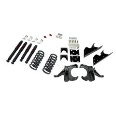 BELLTECH LOWERING KITS 1973-1987 Chevrolet C10 (1 1/4" Rotor) 4" F/6" R drop W/ Nitro Drop II Shocks