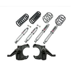 BELLTECH LOWERING KITS 1971-1972 Chevrolet C10 4" F/5" R drop W/ Street Performance Shocks