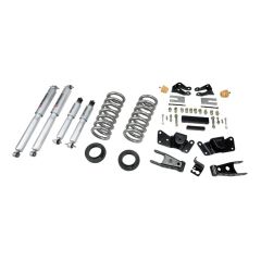 BELLTECH LOWERING KITS  1997-2000 Chevrolet Silverado/Sierra 3/4 Ton & 1 Ton (Crew Cab/Dually) 1" or 2" F/4" R drop W/ Street Performance Shocks