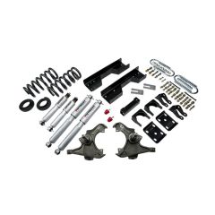 BELLTECH LOWERING KITS  1997-2000 Chevrolet Silverado/Sierra 3/4 Ton & 1 Ton (Ext, Crew Cab/Dually) 4" or 5" F/8" R drop W/ Street Performance Shocks