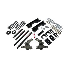 BELLTECH LOWERING KITS 1989-1996 Chevrolet Silverado/Sierra 3/4 Ton & 1 Ton (Ext/Crew Cab) 4" or 5" F/8" R drop W/ Nitro Drop II Shocks