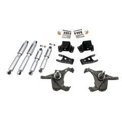 BELLTECH LOWERING KITS 1975-1991 Chevrolet Silverado C30 1 Ton (Crew Cab & Dually Only) 3" F/4" R drop W/ Street Performance Shocks