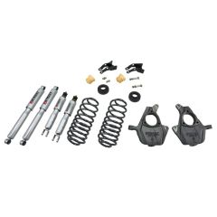 BELLTECH LOWERING KITS 2000-2006 Chevrolet Tahoe/Suburban/Avalanche/Yukon (2WD/4WD) 2" F/3" or 4" R drop W/ Street Performance Shocks