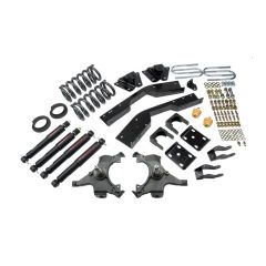 BELLTECH LOWERING KITS 1992-1994 Chevrolet Suburban (2WD, 3/4 Ton 6 Lug) 4" or 5" F/7" R drop W/ Nitro Drop II Shocks