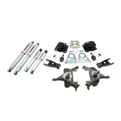 BELLTECH LOWERING KITS 1994-1999 Dodge Ram 1500 (Std Cab, V8, Auto Trans Only) 2" F/4" R drop W/ Street Performance Shocks