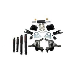 BELLTECH LOWERING KITS 1994-1999 Dodge Ram 1500 (Ext Cab, V8, Auto Trans Only) 2" F/4" R drop W/ Nitro Drop II Shocks