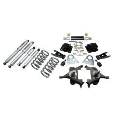 BELLTECH LOWERING KITS 1994-1999 Dodge Ram 1500 (Ext Cab, V8, Auto Trans Only) 3" F/4" R drop W/ Street Performance Shocks