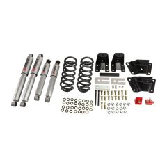 BELLTECH LOWERING KITS  1989-1997 Ford Ranger (Ext Cab) 2" F/4" R drop W/ Street Performance Shocks