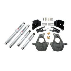 BELLTECH LOWERING KITS  1999-2000 Chevrolet Silverado/Sierra (Std Cab) 2" F/4" R drop W/ Street Performance Shocks