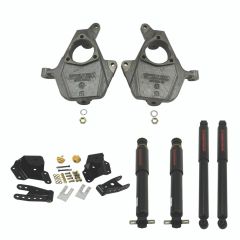 BELLTECH LOWERING KITS 1999-2006 Chevrolet Silverado/Sierra (Std Cab) 2" F/4" R drop W/ Nitro Drop II Shocks