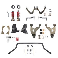 BELLTECH FRONT COILOVER CONVERSION KIT 1988-1998 Chevy C1500 w/ 1.25" Brake Rotor (Compatible with OEM Brake Caliper) w/ Spindle & Sway bar