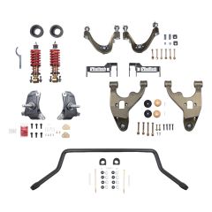 BELLTECH FRONT COILOVER CONVERSION KIT 1988-1998 Chevy C1500 w/ 1.25" Brake Rotor (Compatible with 2019+ Chevy Silverado Brake Caliper) w/ Spindle & Sway Bar