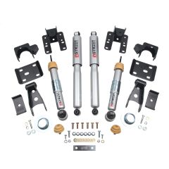BELLTECH LOWERING KITS  2016.5-2018 Chevrolet Silverado/Sierra ALL CAB 4WD 2F/4R