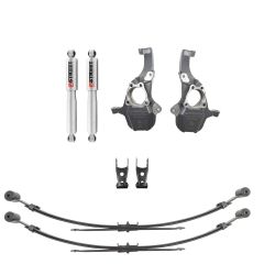 BELLTECH LOWERING KITS  2019+ Chevrolet Silverado/Sierra 1500 2WD 4WD (All Cabs) 2" F/ 4" R W/ Street Perforamnce Shocks